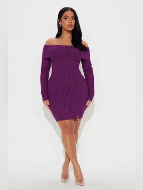 Fashion Nova | Dresses | Jodie Ribbed Mini Dress Taupe Medium | Poshmark